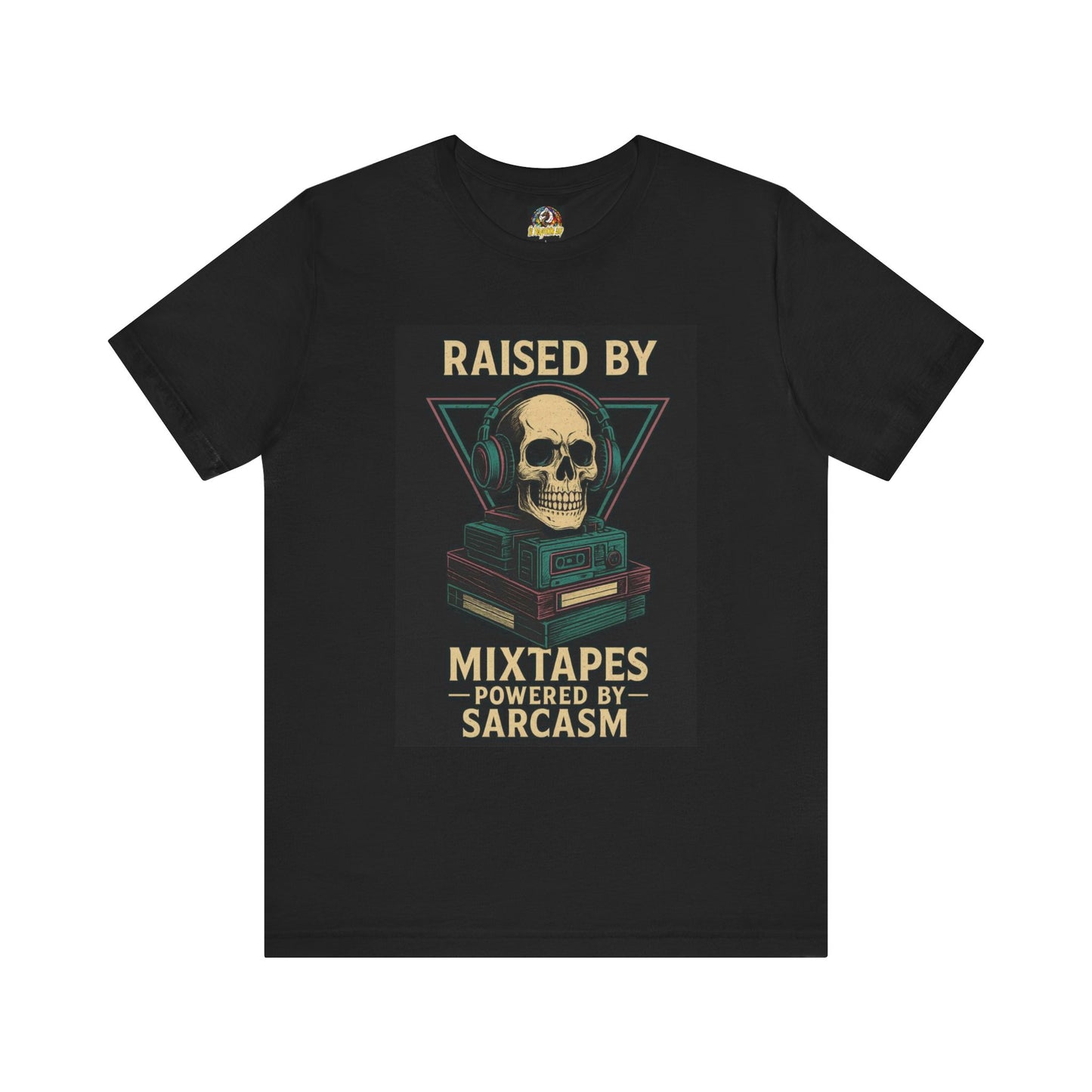 Raised on Mix Tapes Unisex Jersey Short Sleeve Tee