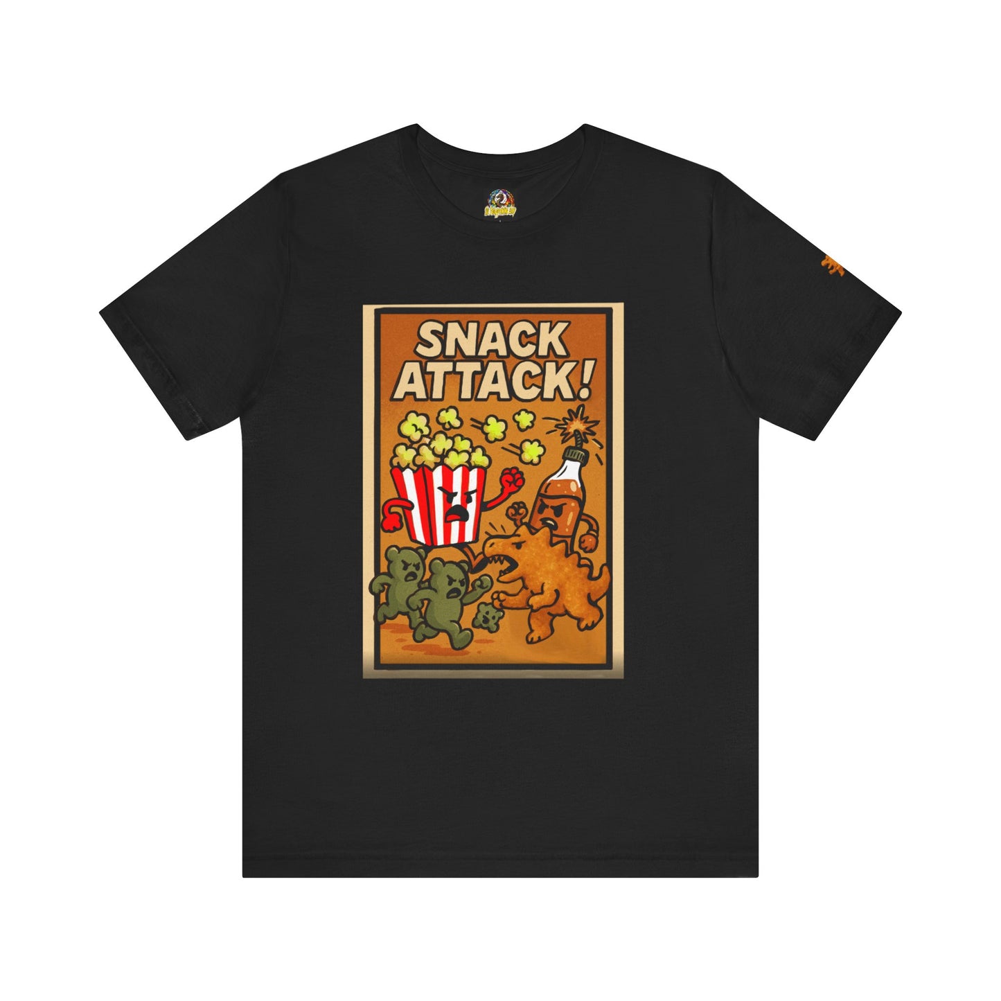 Snack attack Unisex Jersey Short Sleeve Tee