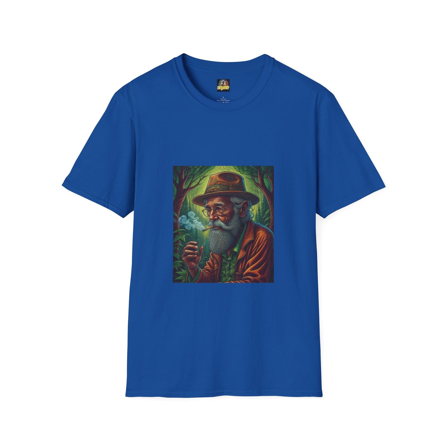 Smoking Man Unisex Softstyle T-Shirt