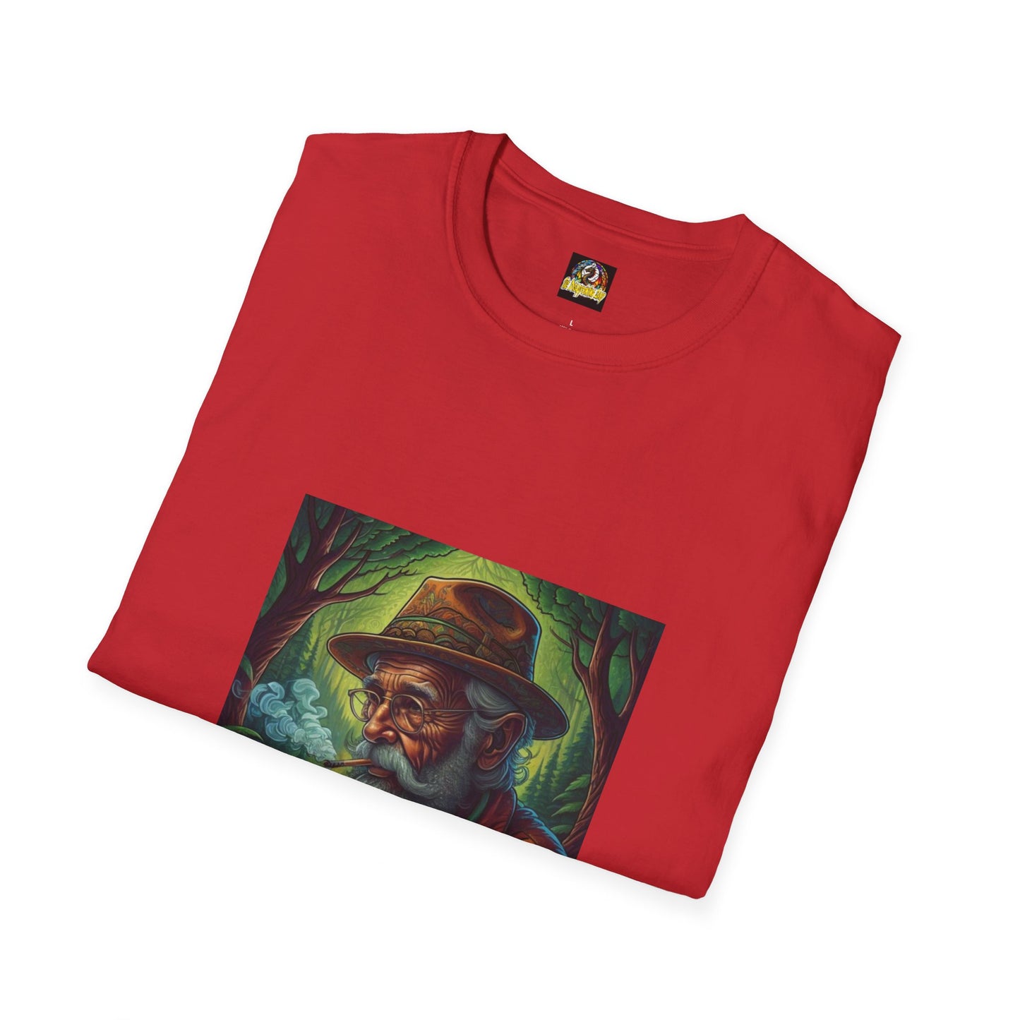 Smoking Man Unisex Softstyle T-Shirt