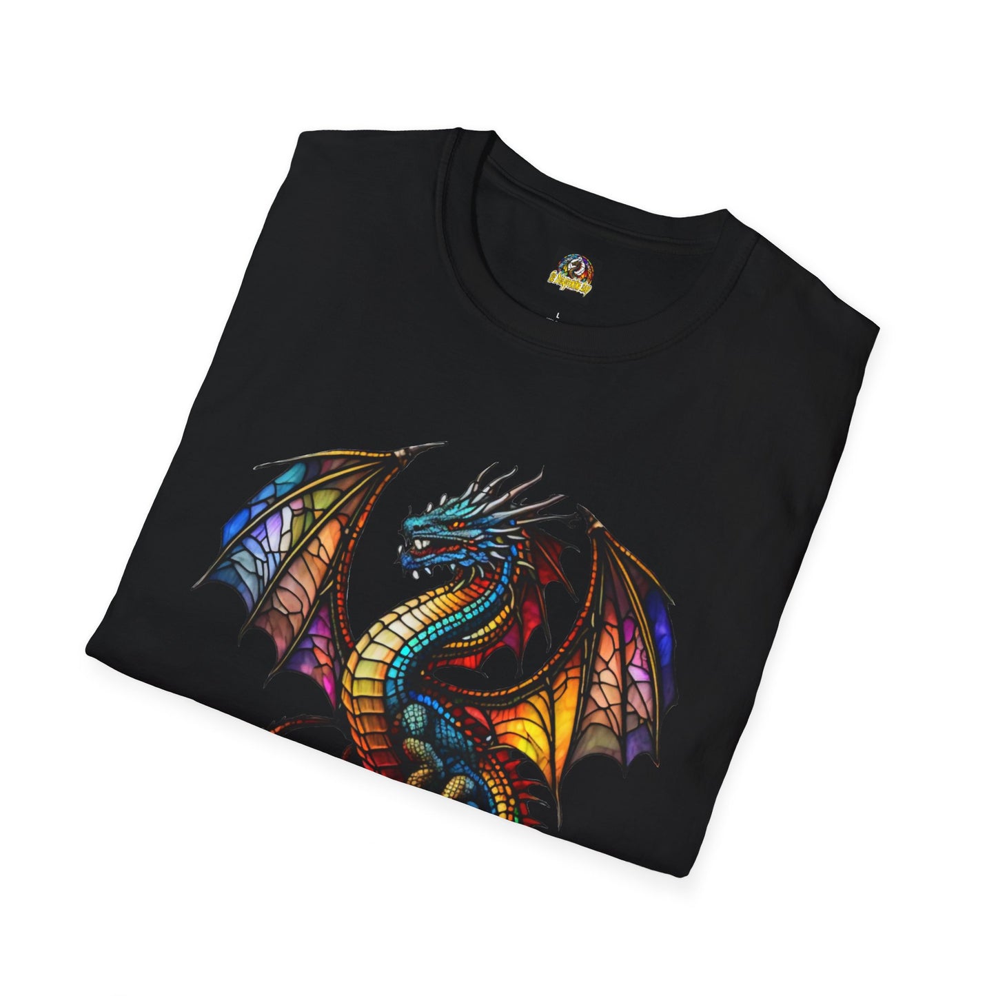 Rainbow Dragon Unisex Softstyle T-Shirt