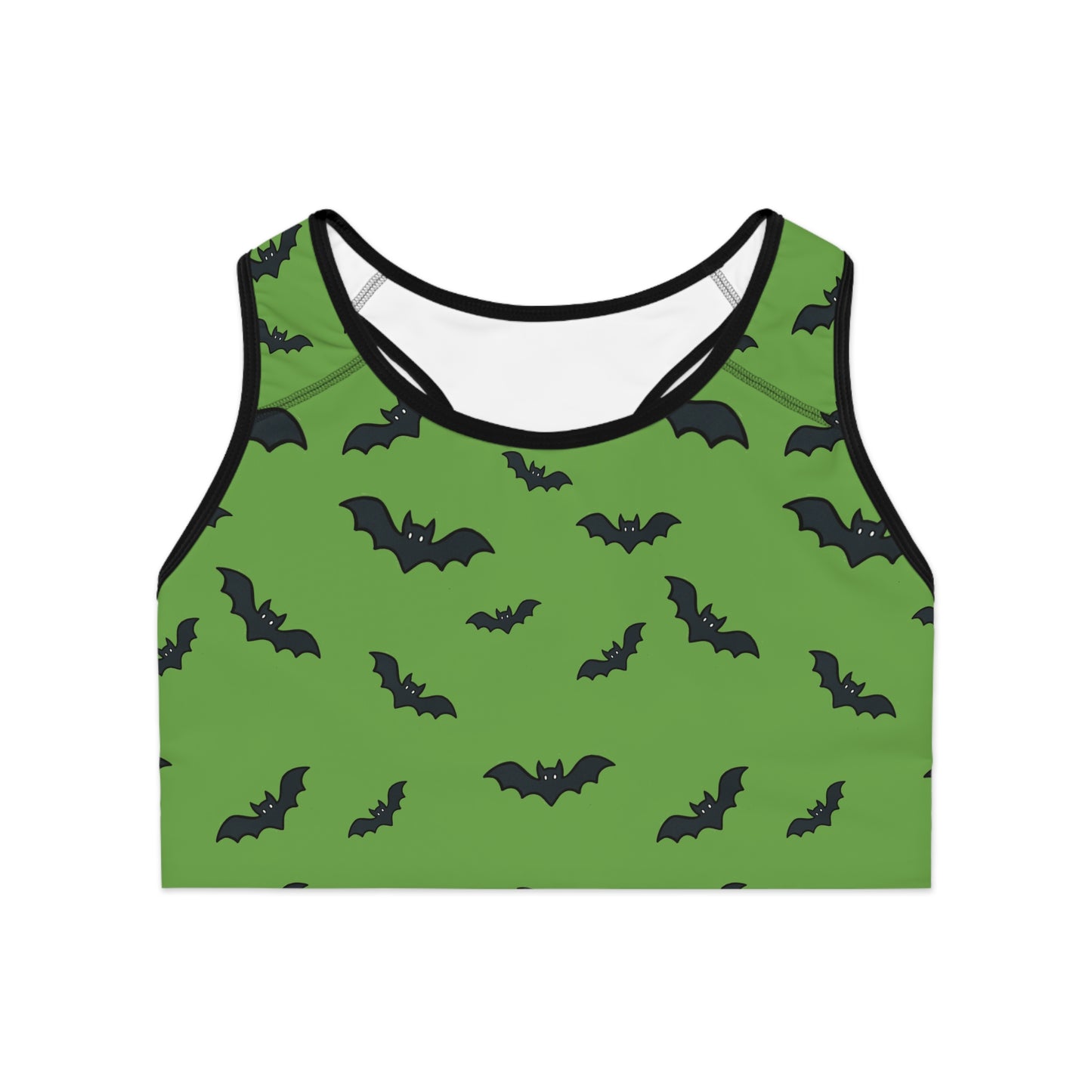 Bats in flight Sports Bra