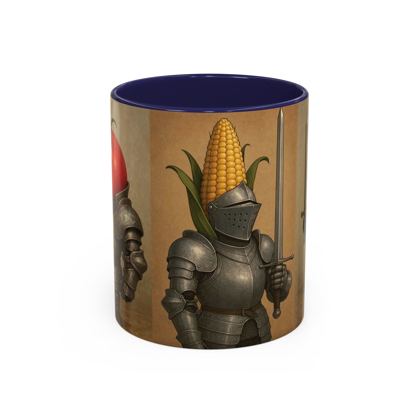 Fruit and Veggie Knights  Accent Coffee Mug (11, 15oz)