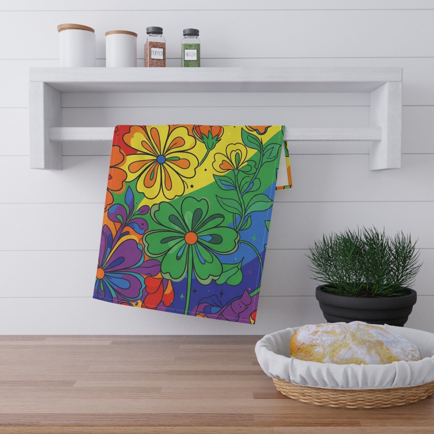 Beautiful Flowers Towels (cotton, twill)