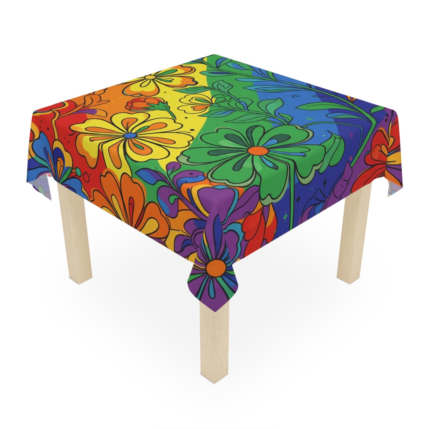 Beautful Flowers Tablecloth