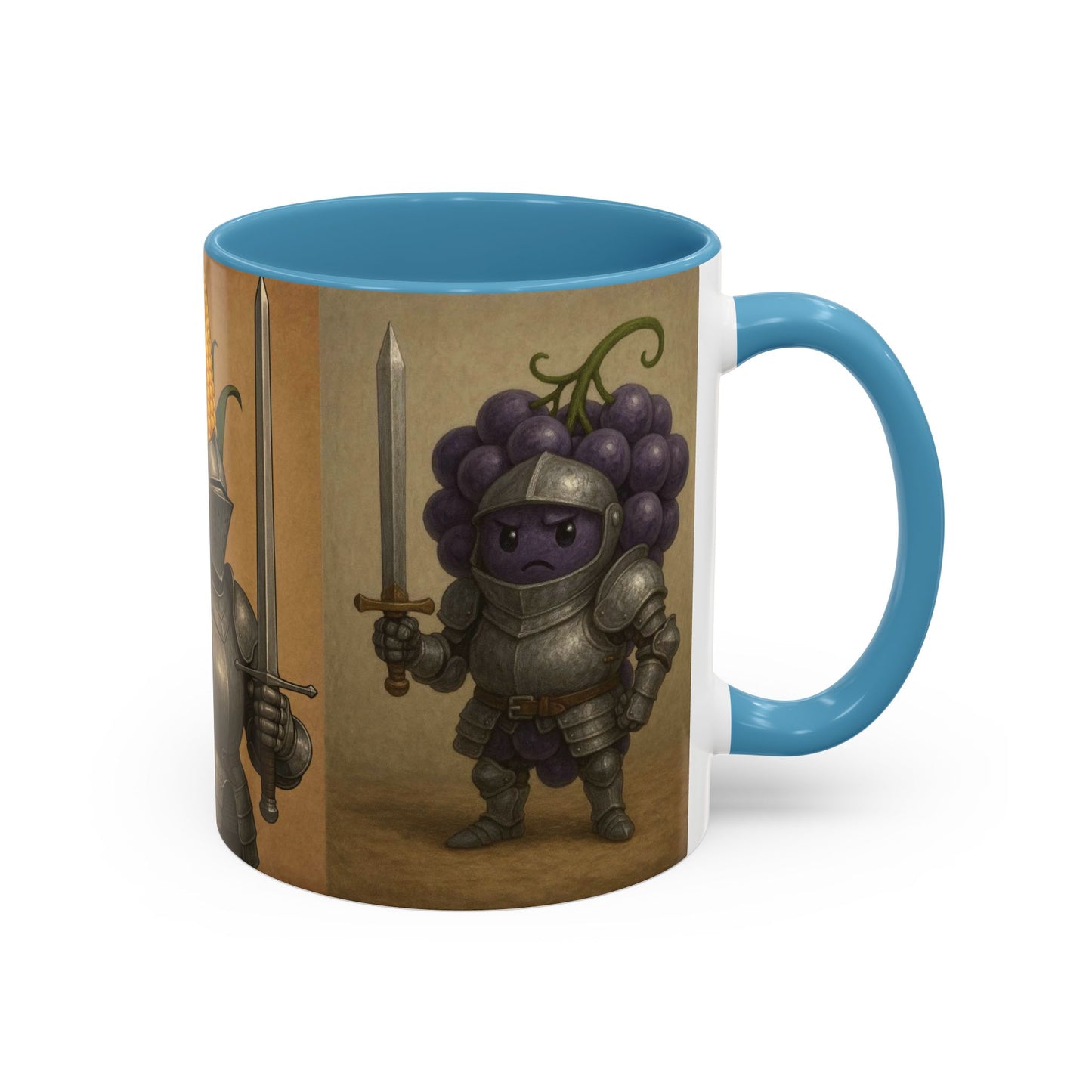 Fruit and Veggie Knights  Accent Coffee Mug (11, 15oz)