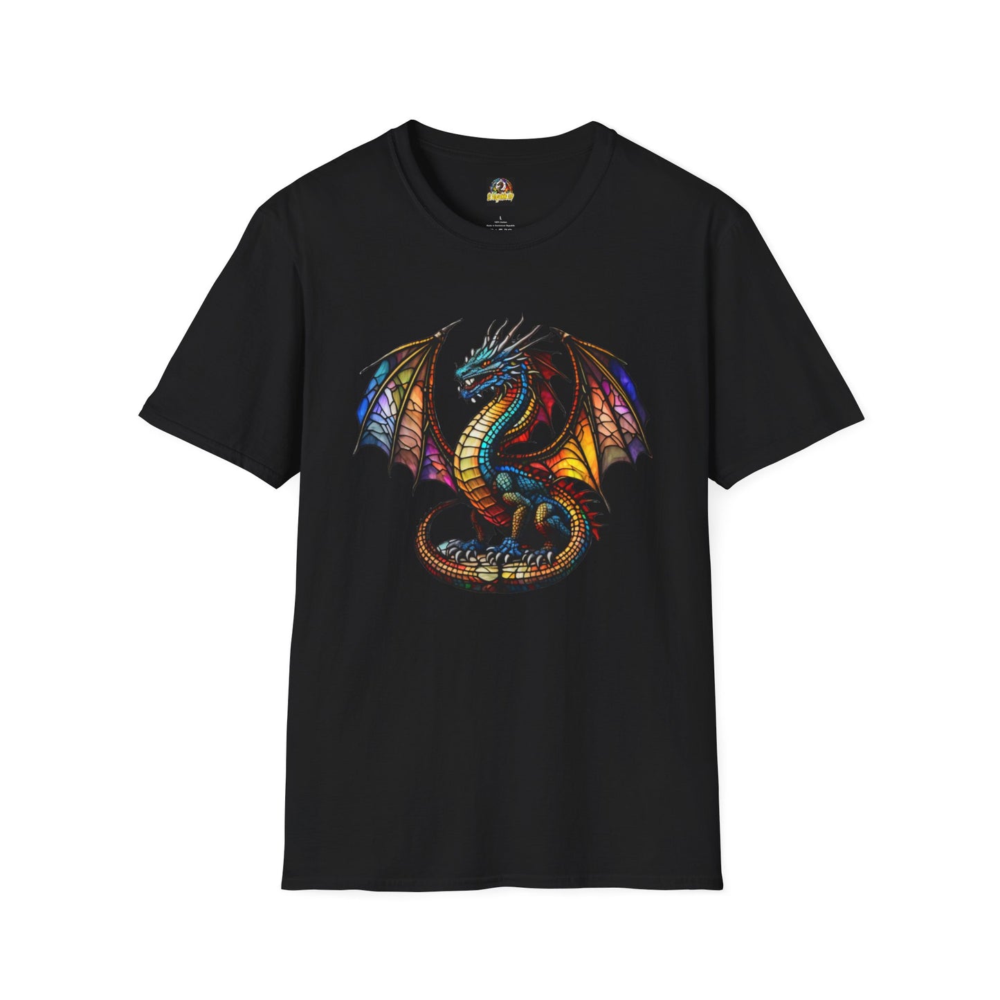 Rainbow Dragon Unisex Softstyle T-Shirt