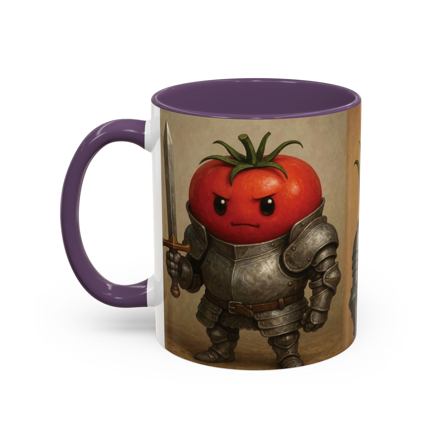 Fruit and Veggie Knights  Accent Coffee Mug (11, 15oz)