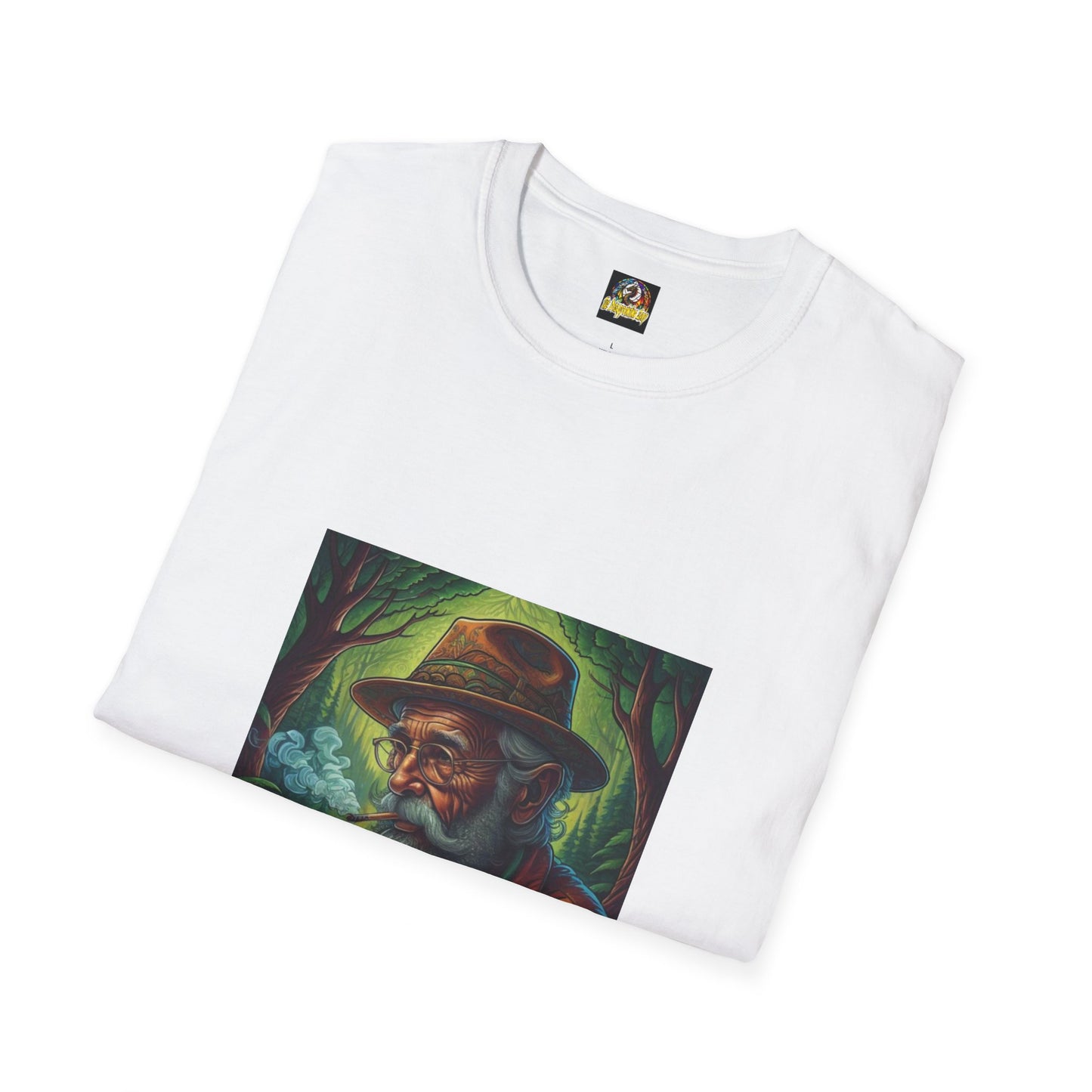 Smoking Man Unisex Softstyle T-Shirt