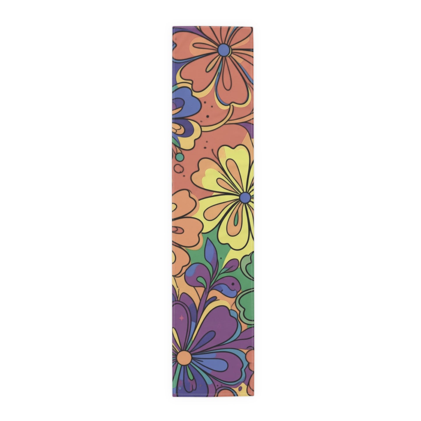 Beautful Flowers Table Runner