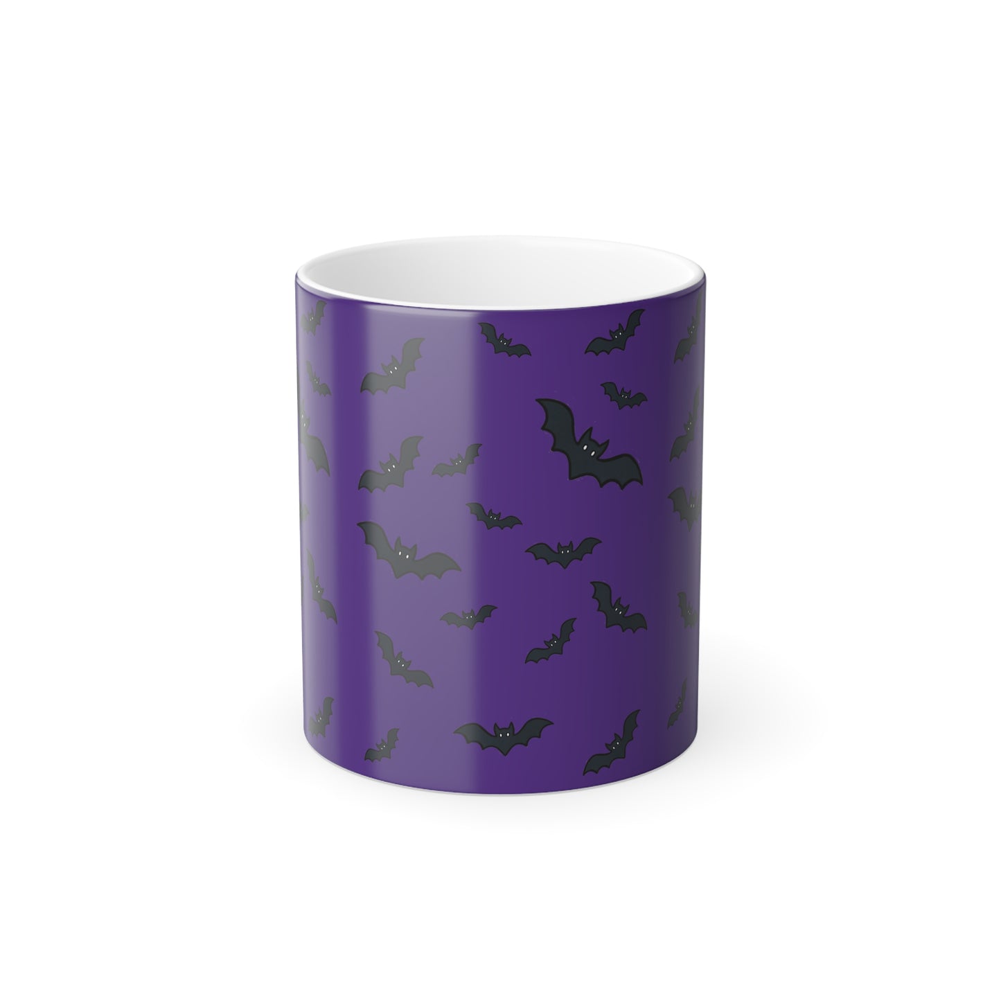 Bats all over Color Morphing Mug, 11oz