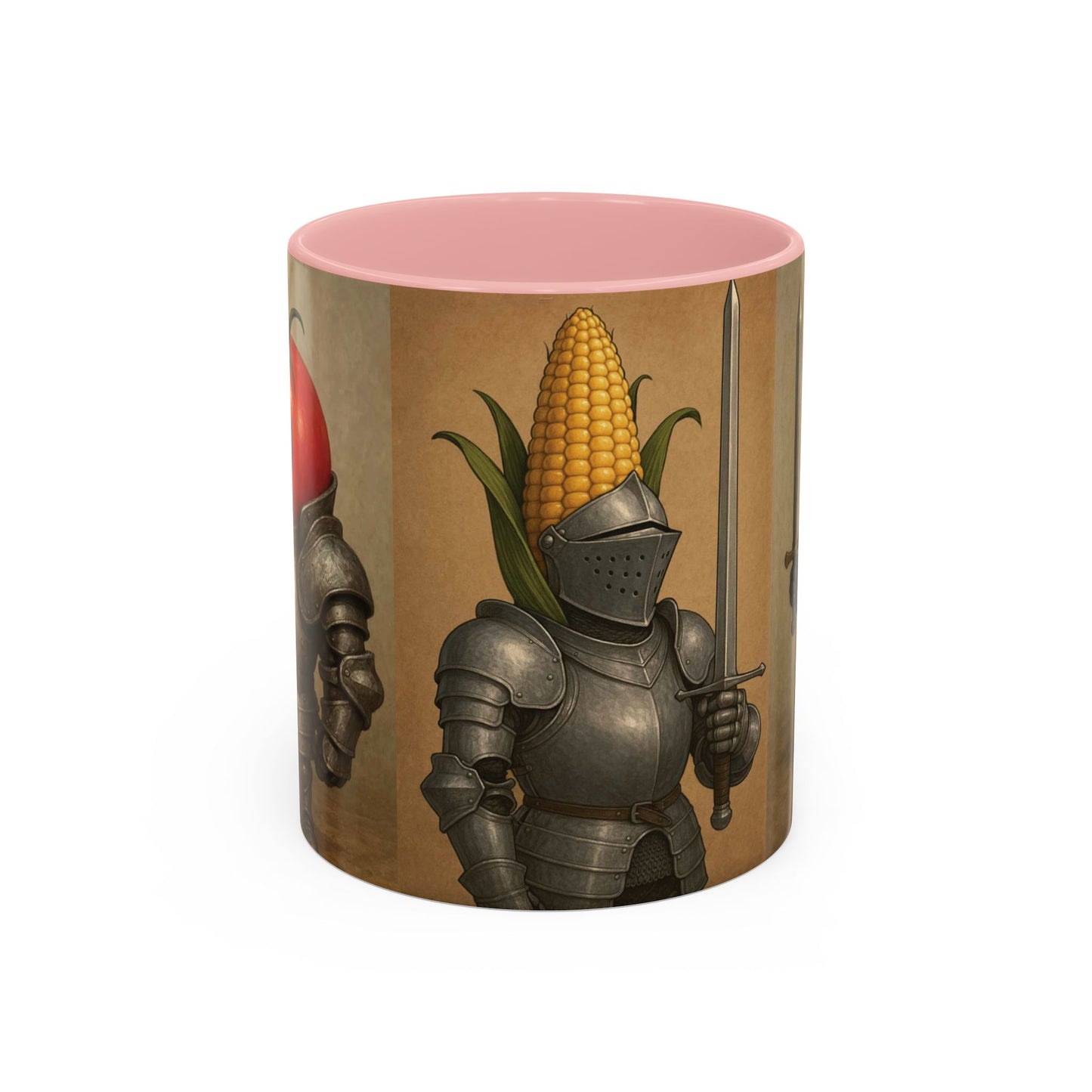 Fruit and Veggie Knights  Accent Coffee Mug (11, 15oz)