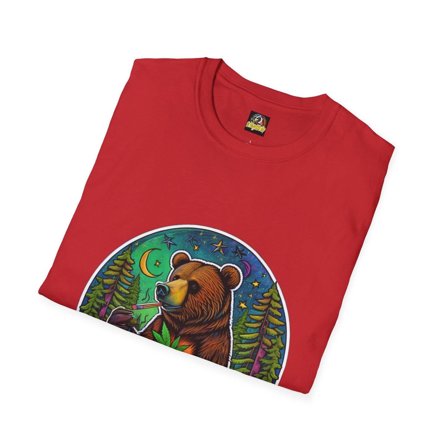 Tokey the Bear Unisex Softstyle T-Shirt