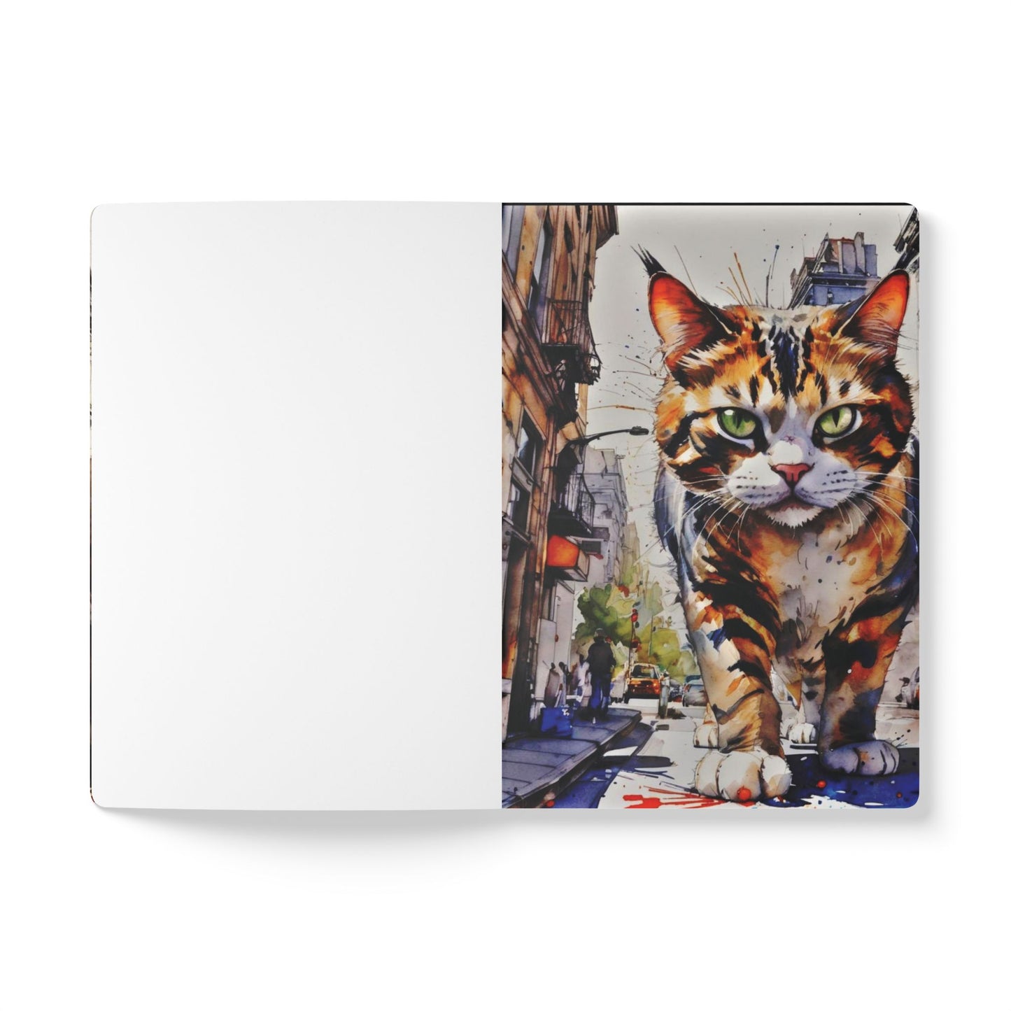 Huge animals in the city Softcover Journal