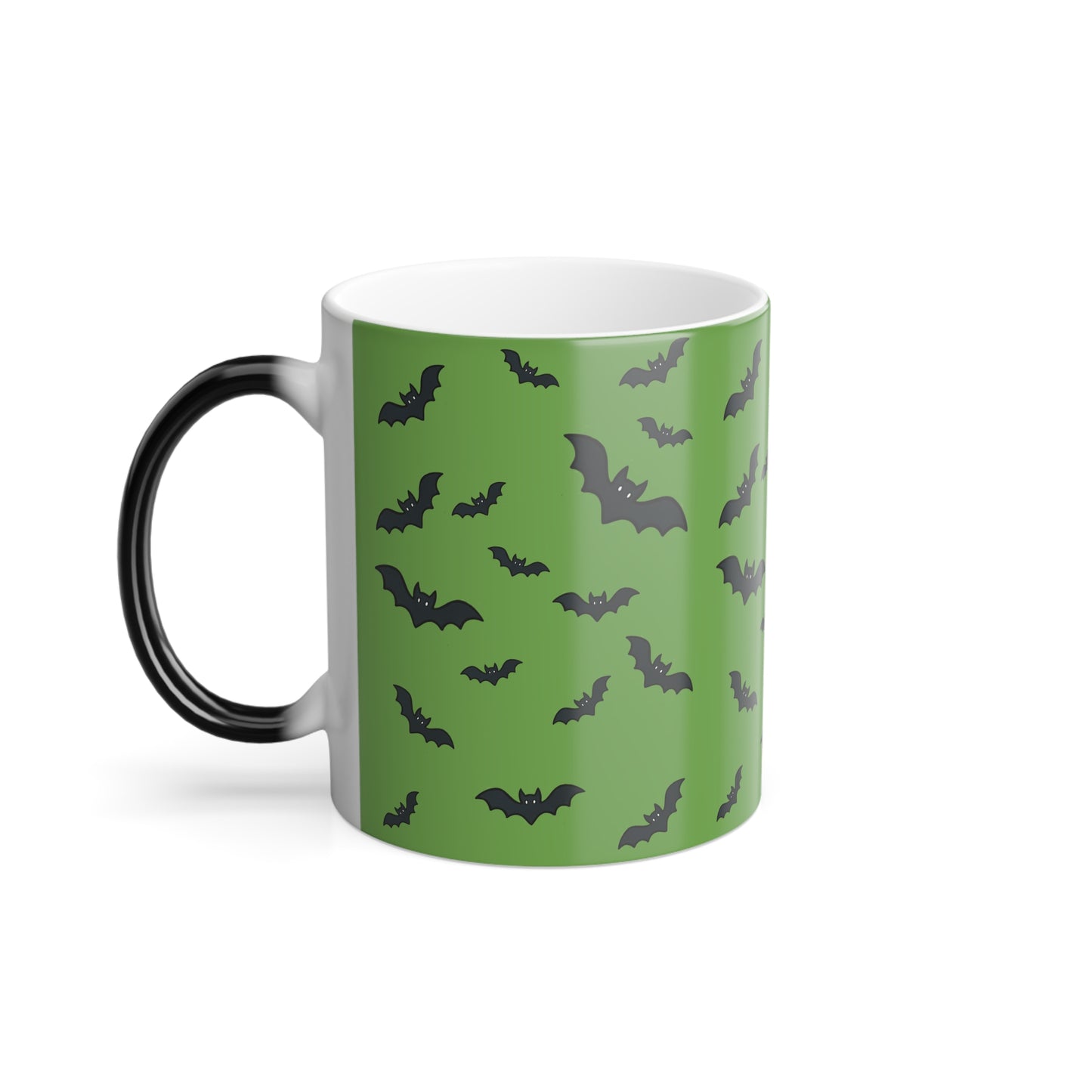Bats in Flight Color Morphing Mug, 11oz