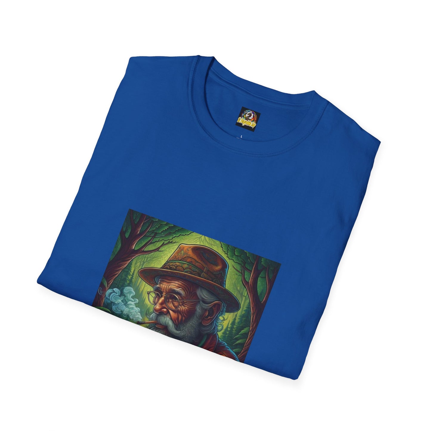 Smoking Man Unisex Softstyle T-Shirt