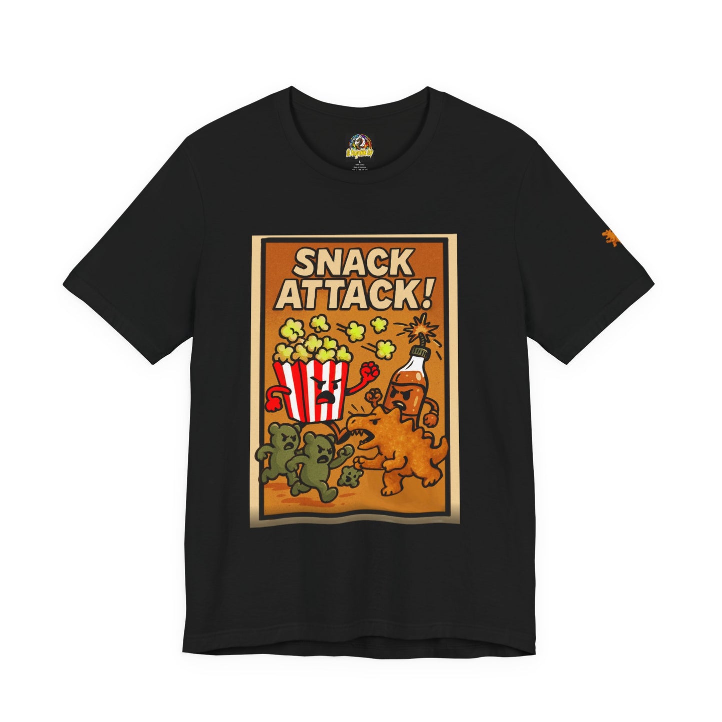 Snack attack Unisex Jersey Short Sleeve Tee