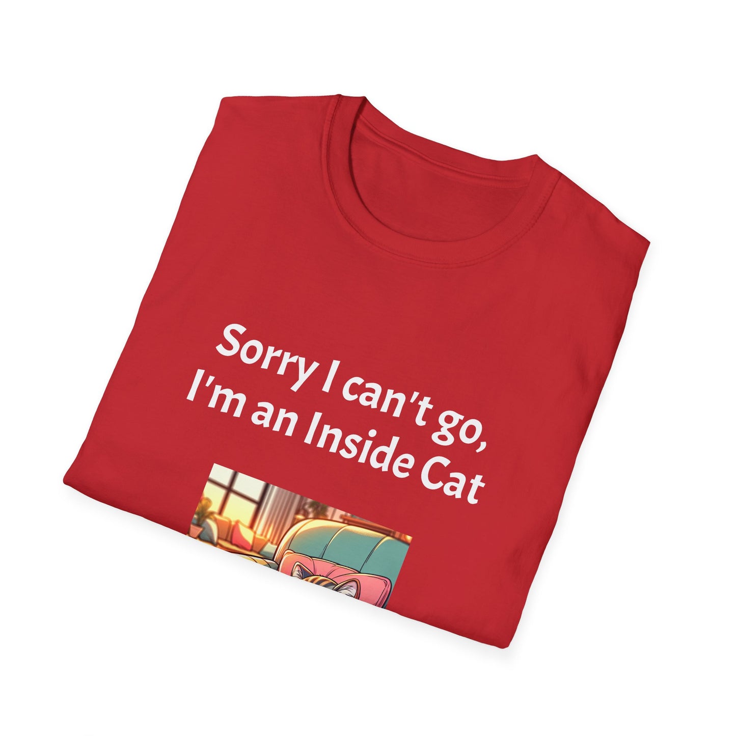 Inside Cat Unisex Softstyle T-Shirt