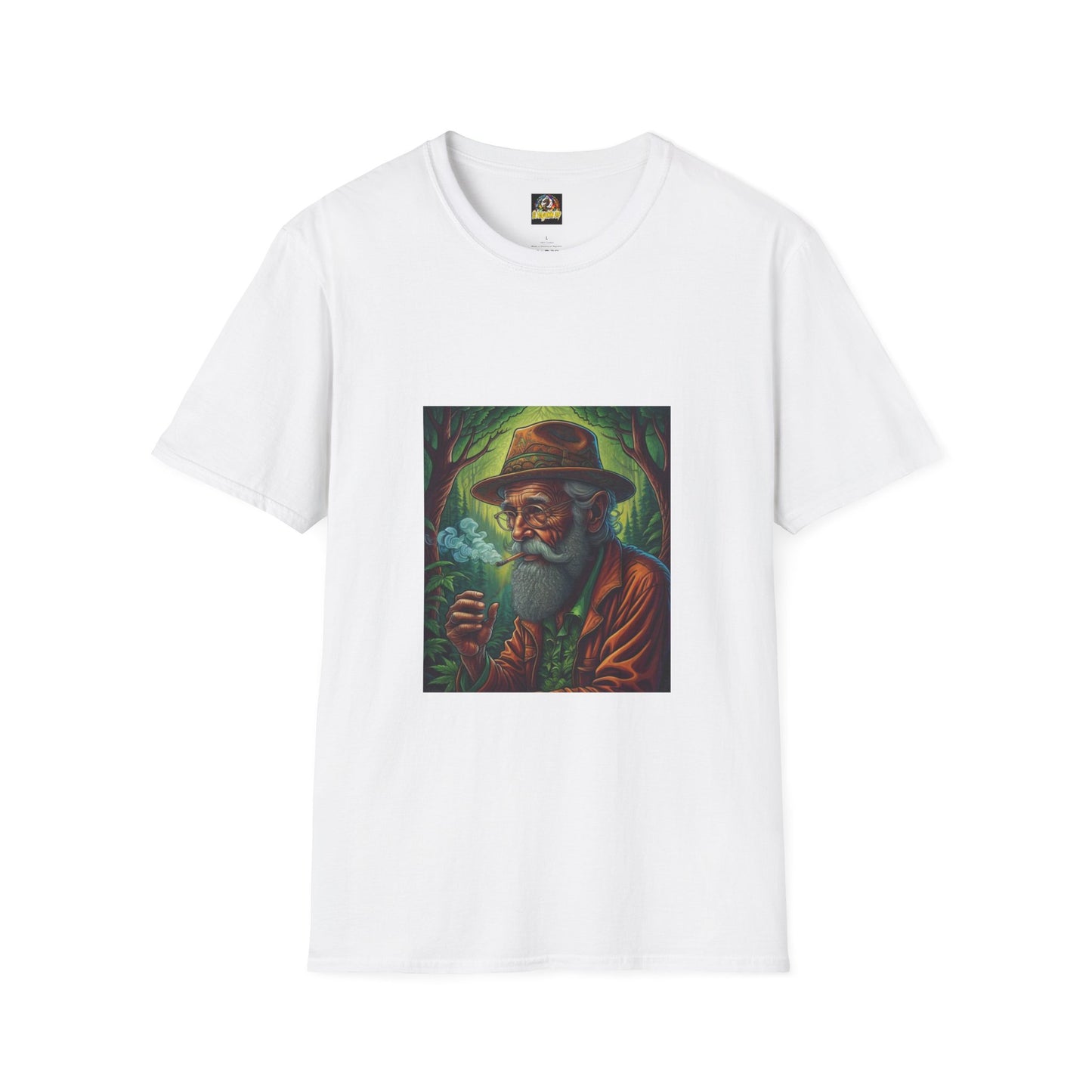 Smoking Man Unisex Softstyle T-Shirt