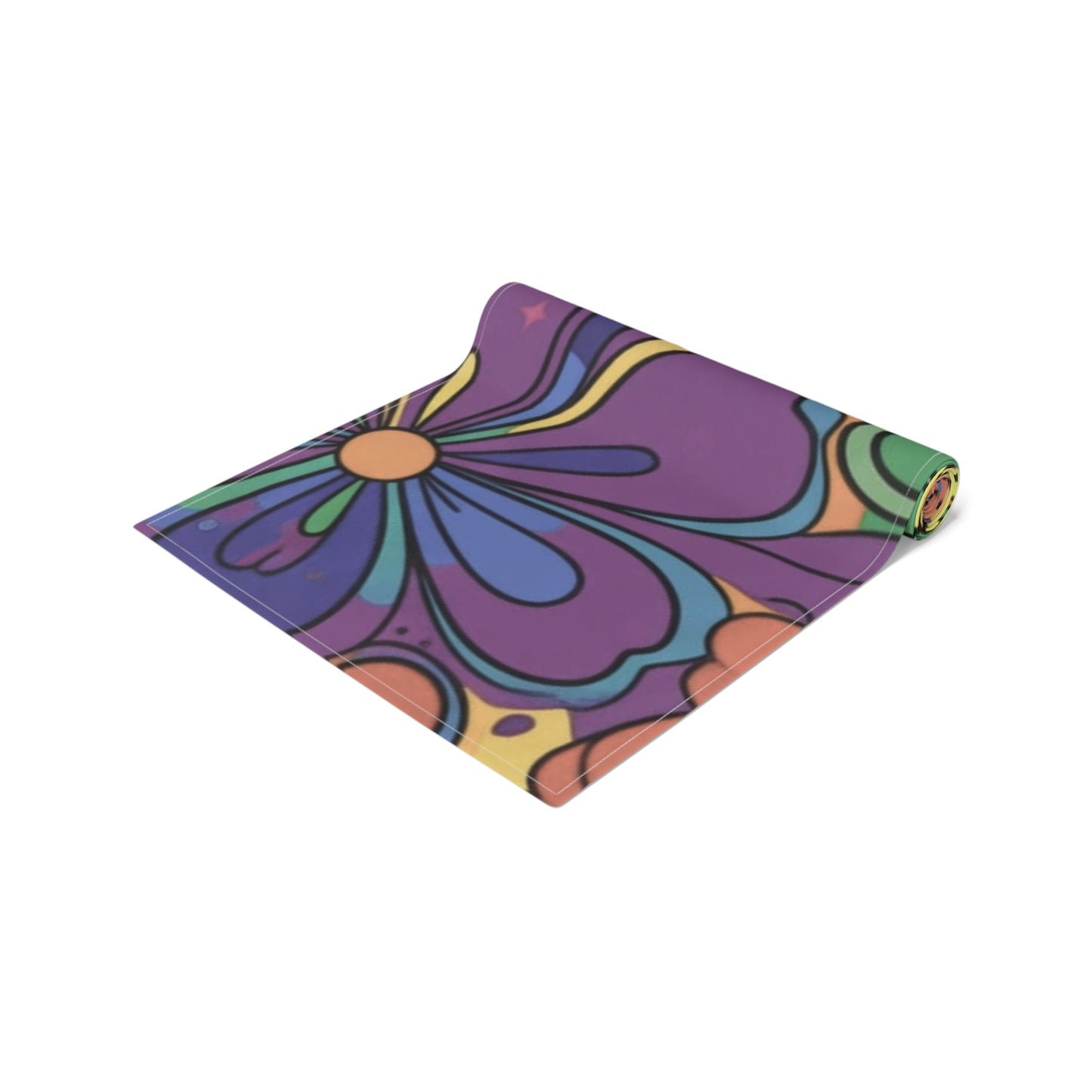 Beautful Flowers Table Runner