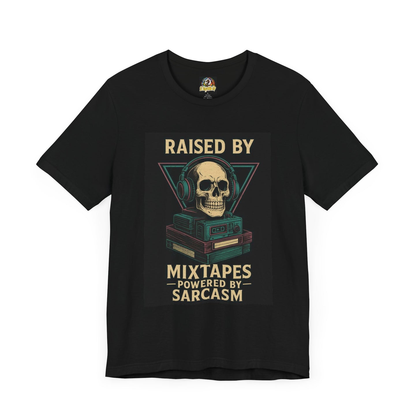 Raised on Mix Tapes Unisex Jersey Short Sleeve Tee