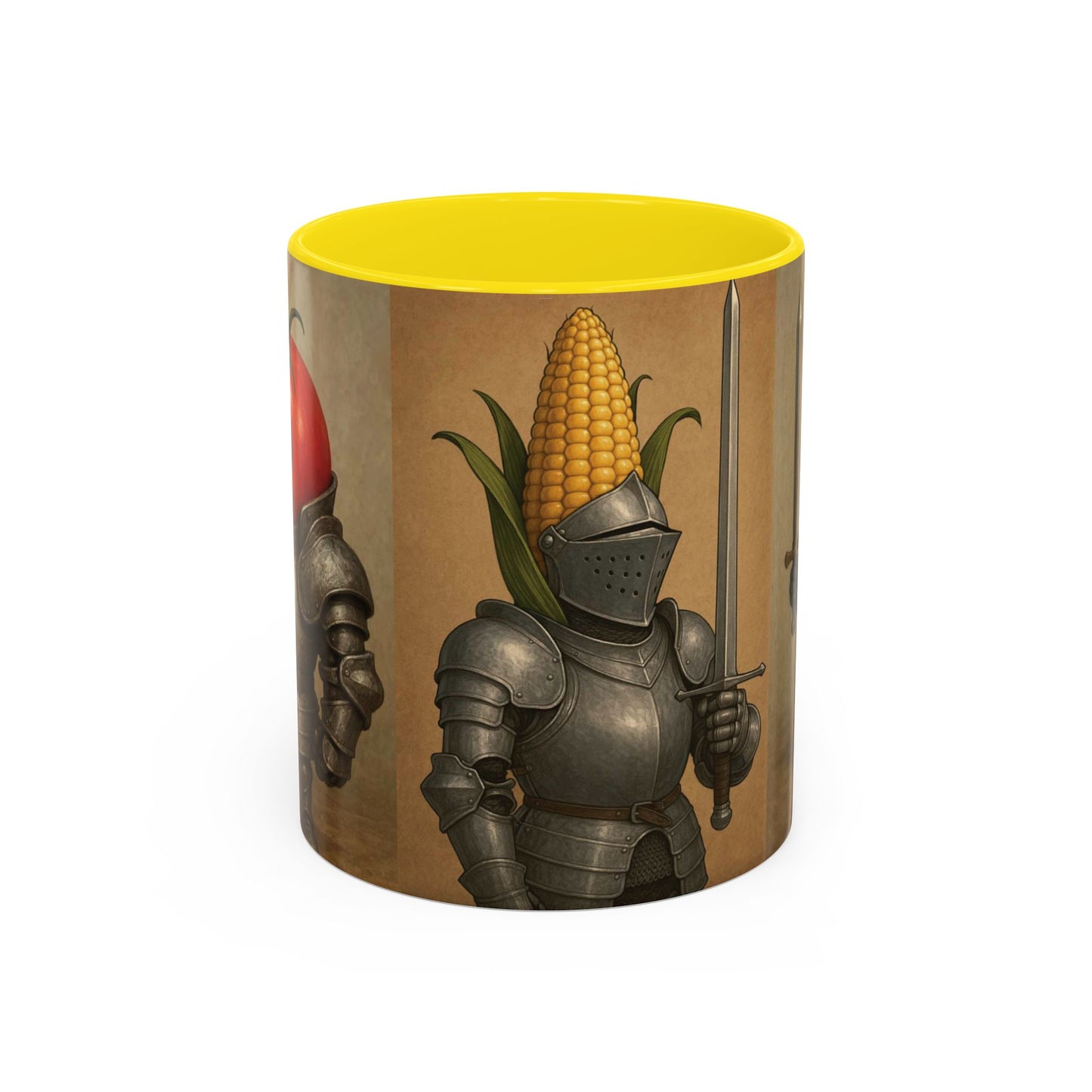 Fruit and Veggie Knights  Accent Coffee Mug (11, 15oz)