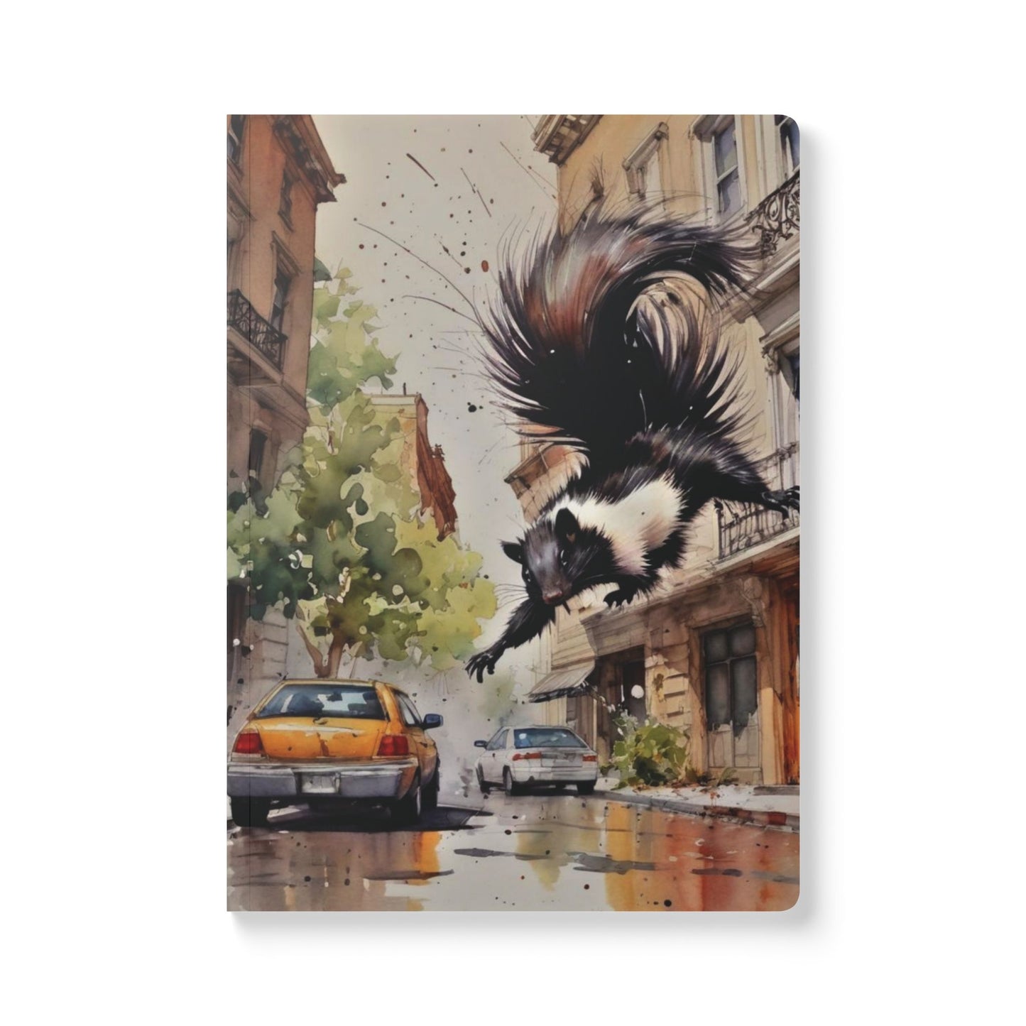 Huge animals in the city Softcover Journal