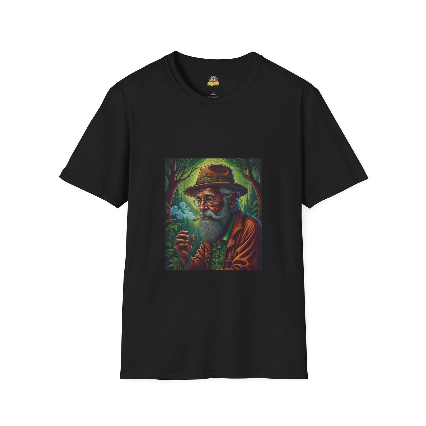 Smoking Man Unisex Softstyle T-Shirt