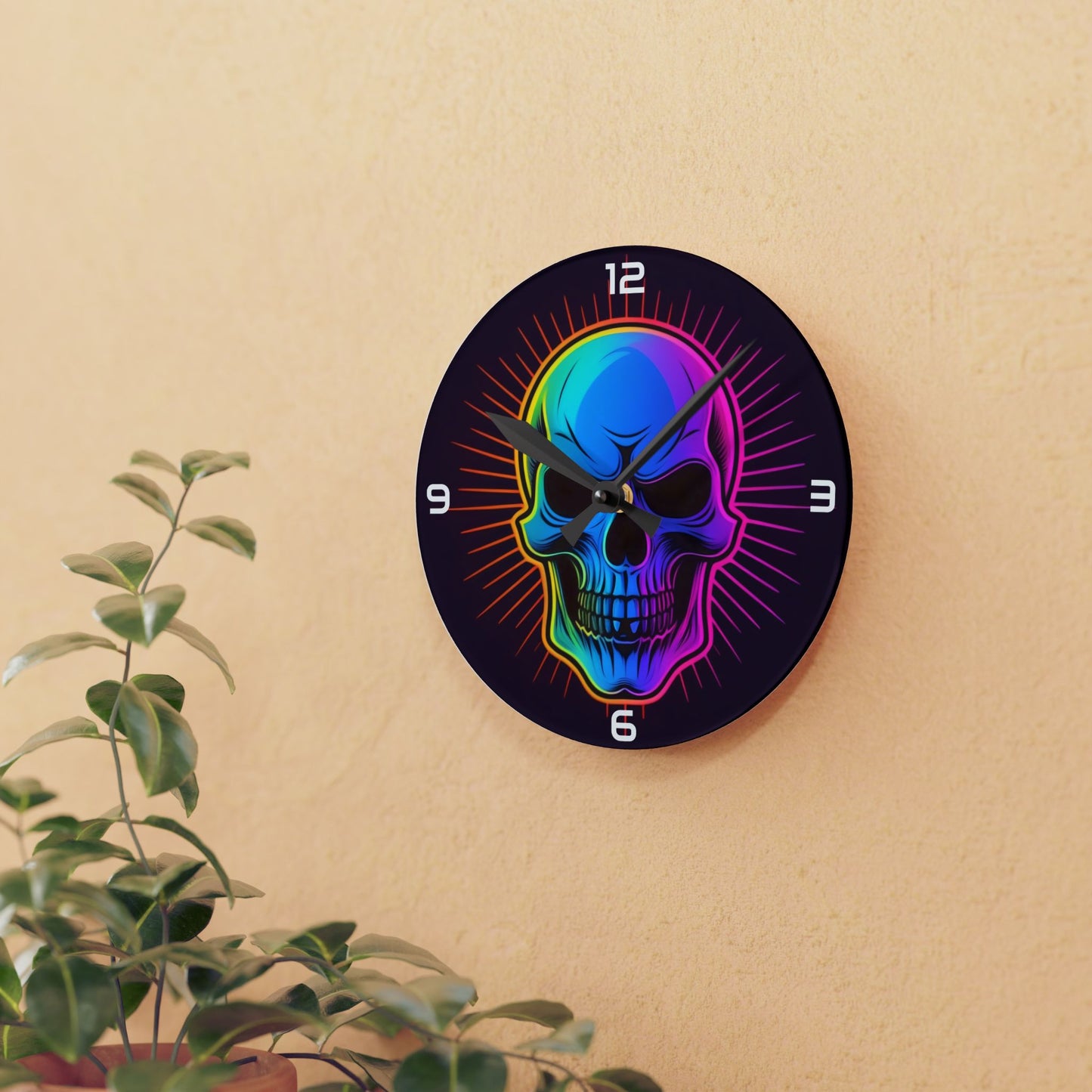 Skull Clock