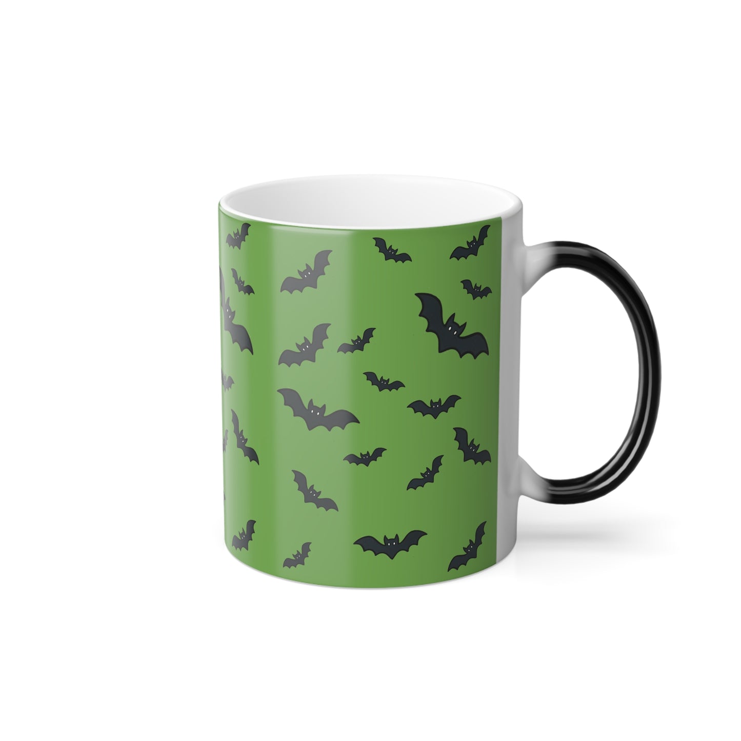 Bats in Flight Color Morphing Mug, 11oz