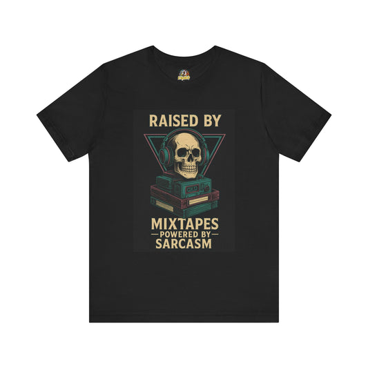 Raised on Mix Tapes Unisex Jersey Short Sleeve Tee