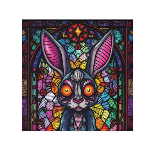 Creepy Bunny Face Towel