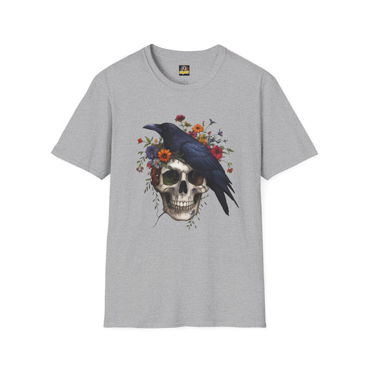 Bird Skull Unisex Softstyle T-Shirt