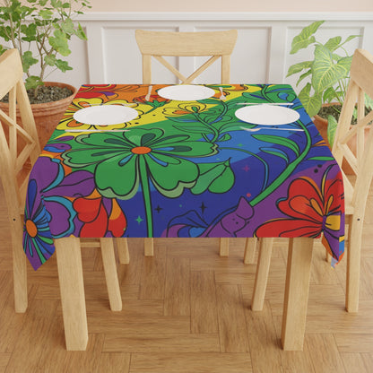 Beautful Flowers Tablecloth