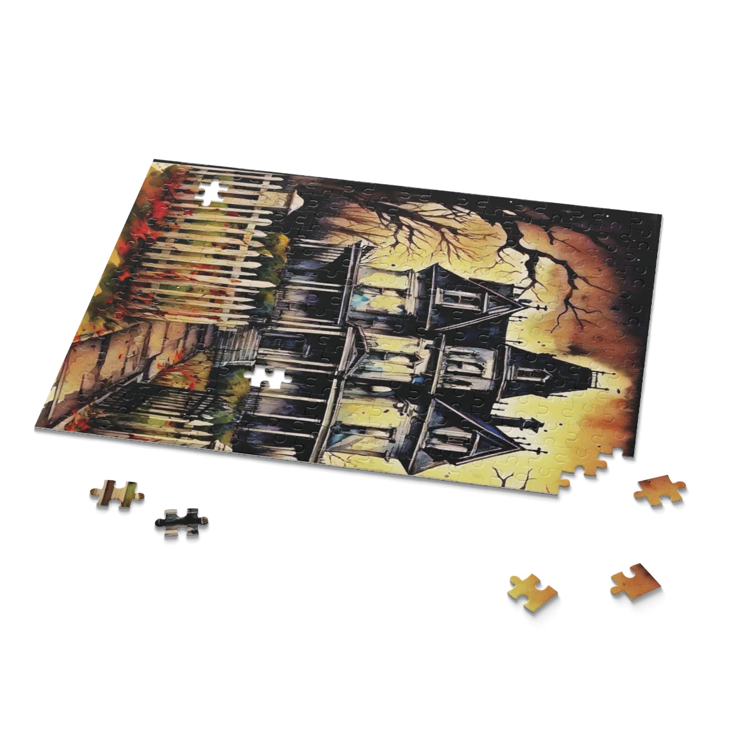 Haunted house puzzle (120, 252, 500-Piece)