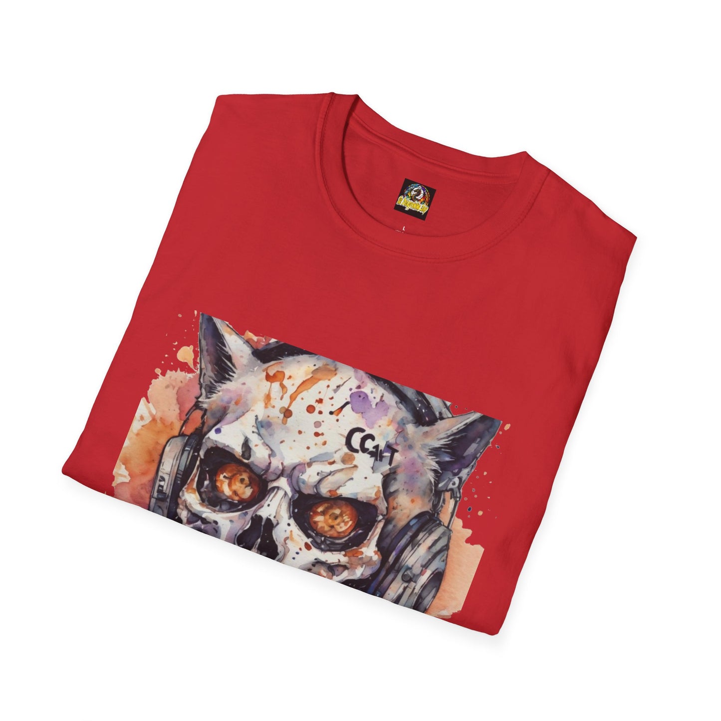 Radio Cat Unisex Softstyle T-Shirt