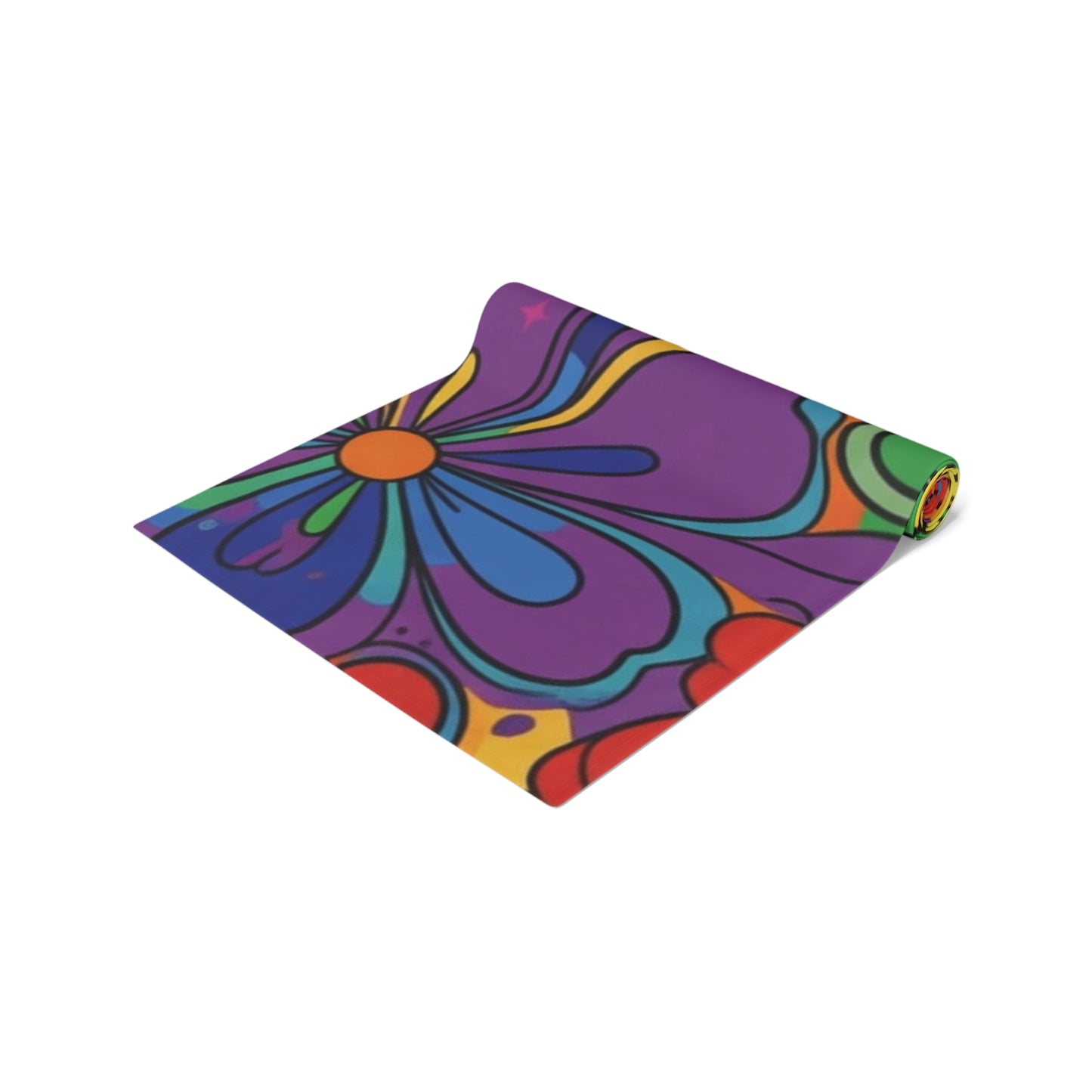 Beautful Flowers Table Runner