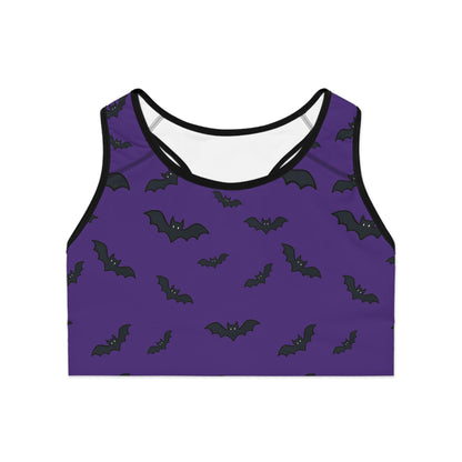 Bats all over Sports Bra