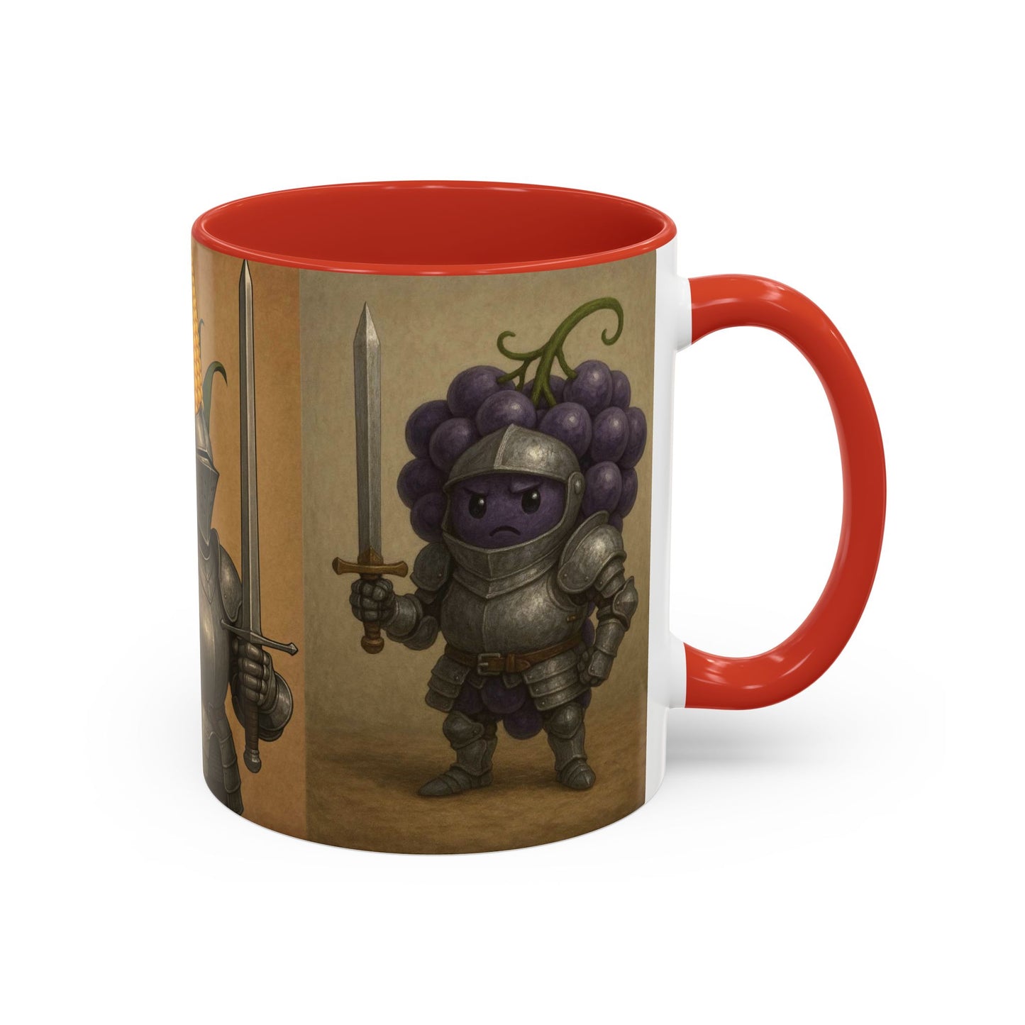 Fruit and Veggie Knights  Accent Coffee Mug (11, 15oz)