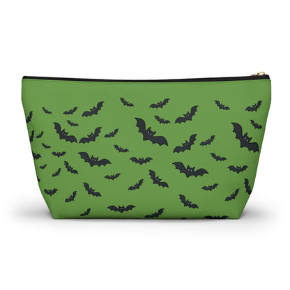 Bats in flight Accessory Pouch w T-bottom