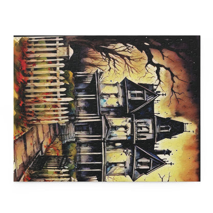 Haunted house puzzle (120, 252, 500-Piece)