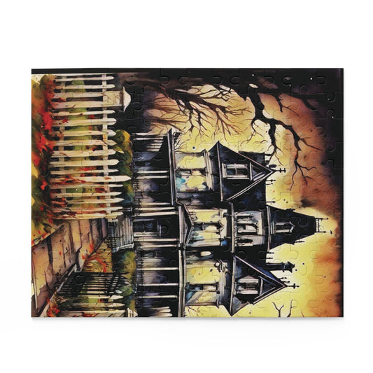 Haunted house puzzle (120, 252, 500-Piece)