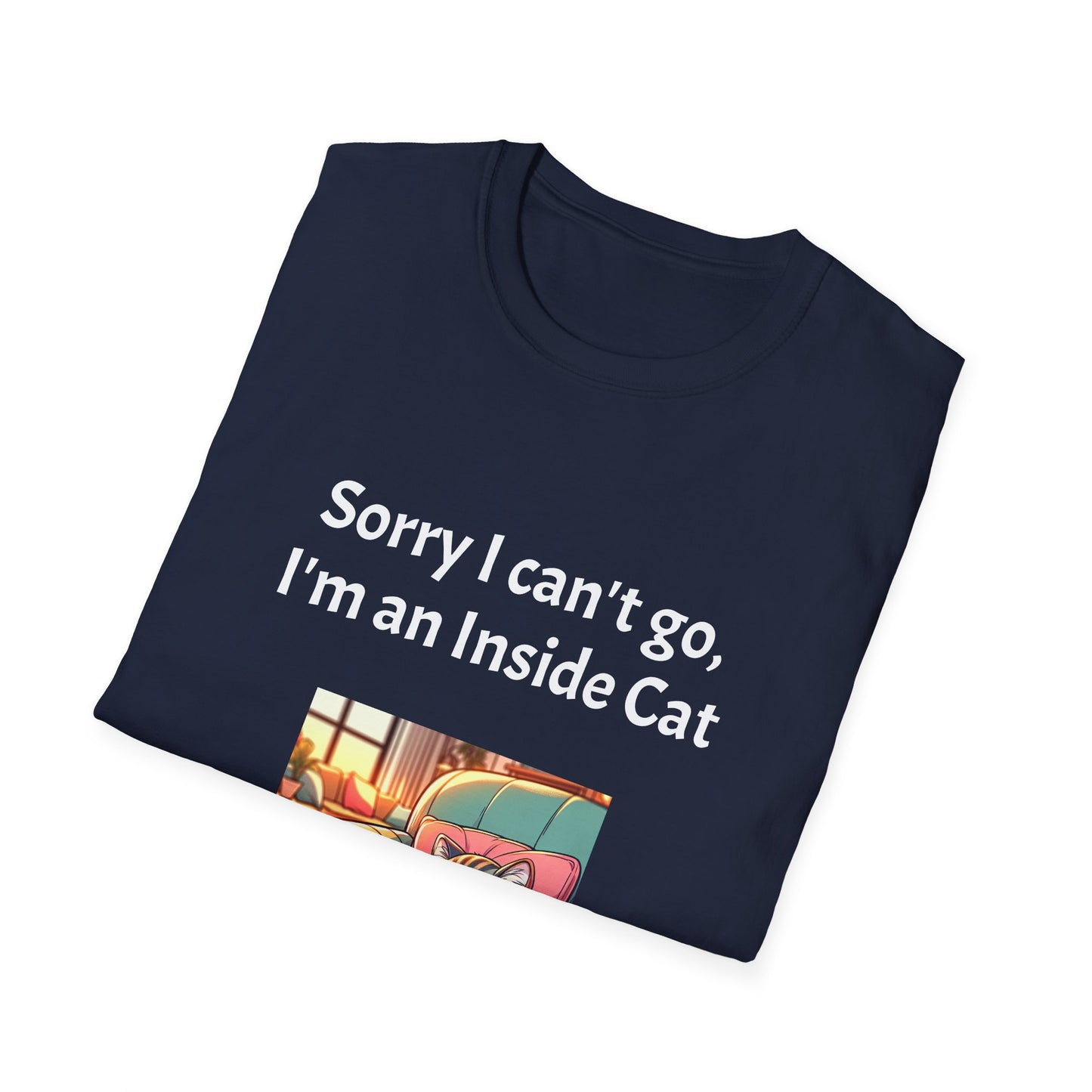 Inside Cat Unisex Softstyle T-Shirt