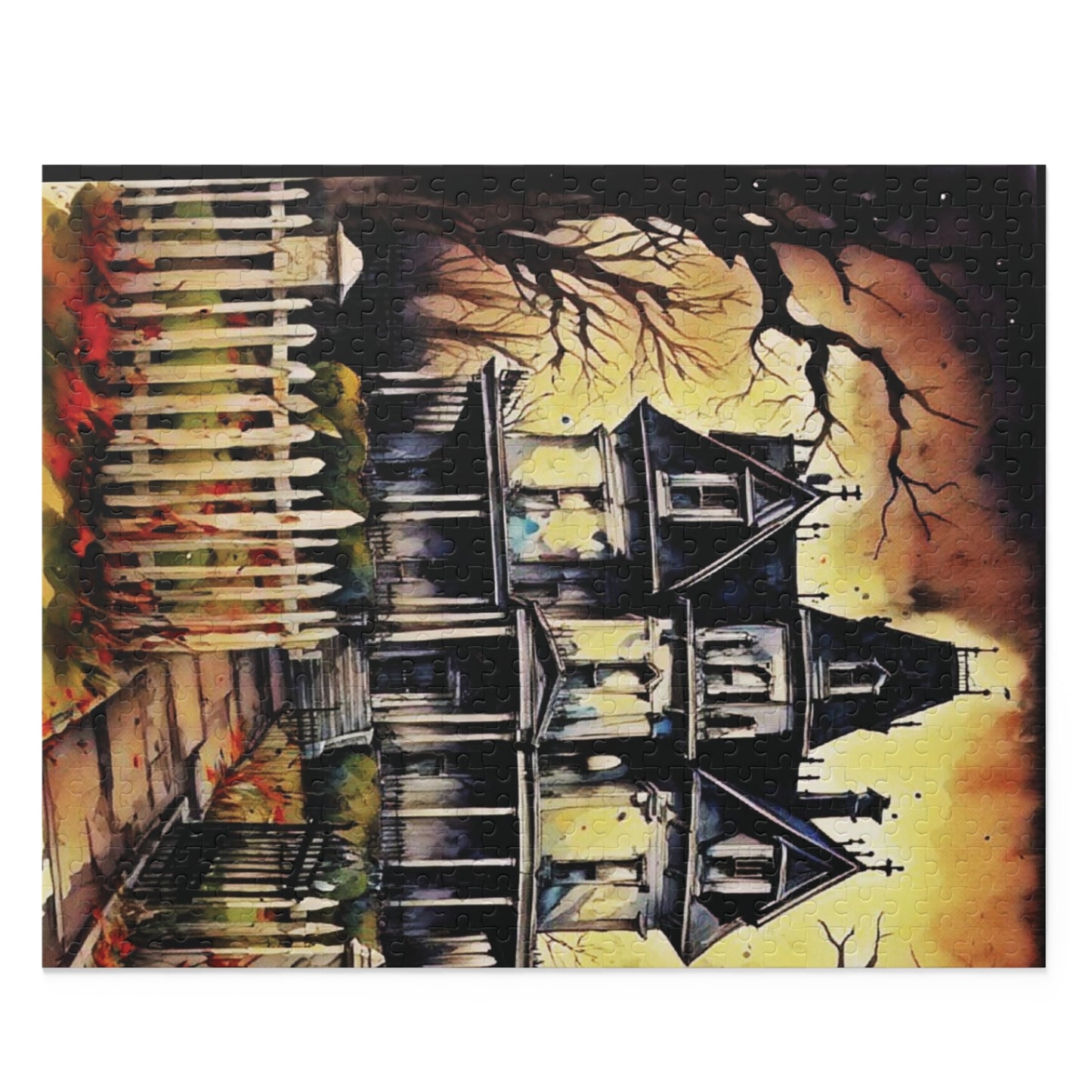 Haunted house puzzle (120, 252, 500-Piece)