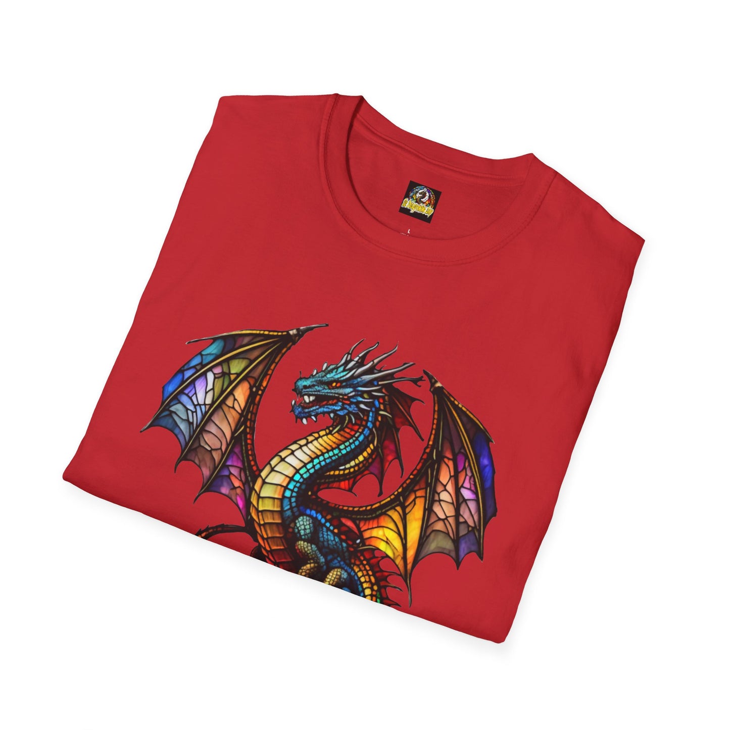Rainbow Dragon Unisex Softstyle T-Shirt