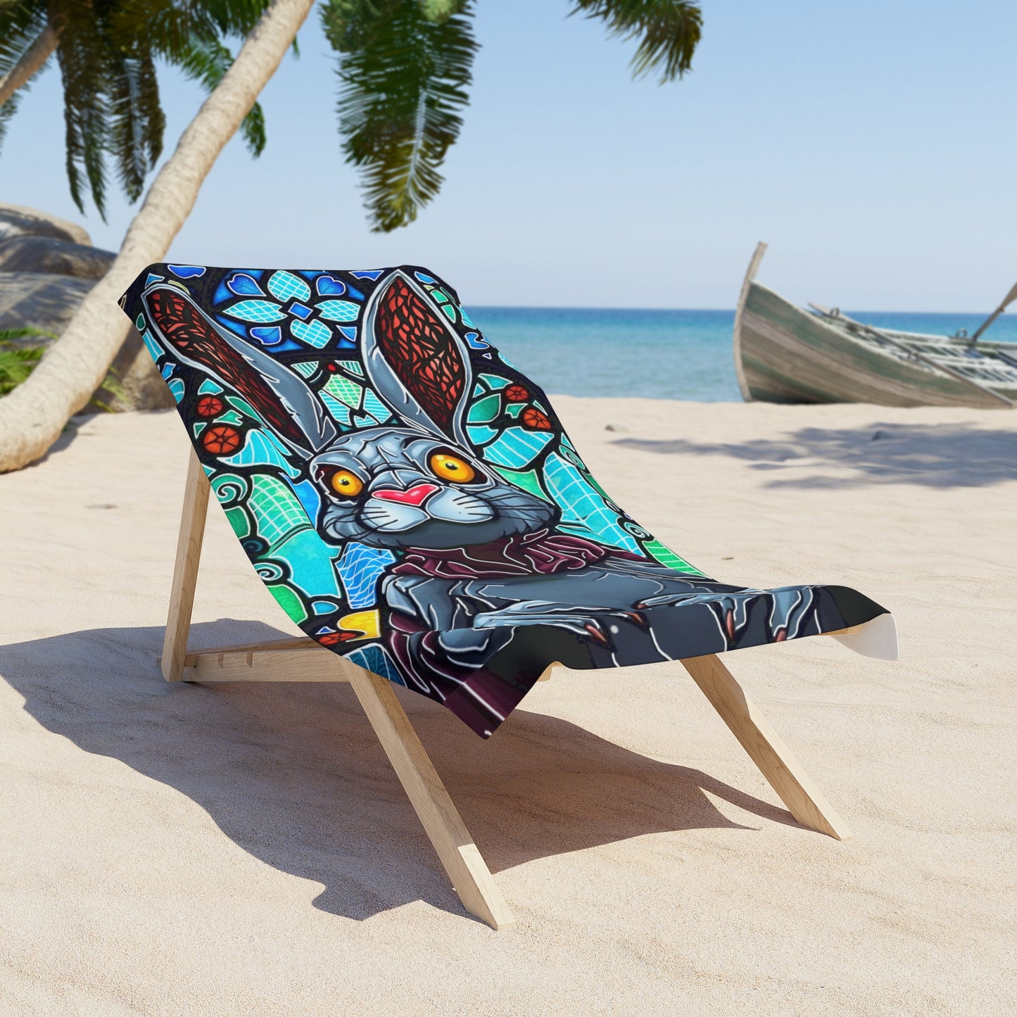 Royal bunny Beach Towel
