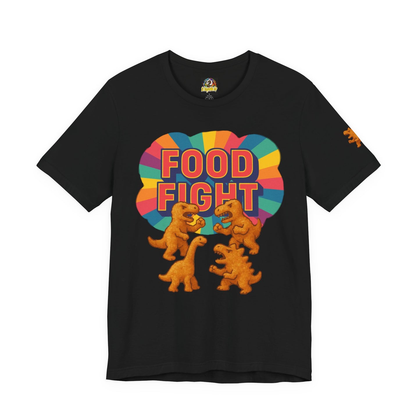 Food Fight Nugget style Unisex Jersey Short Sleeve Tee