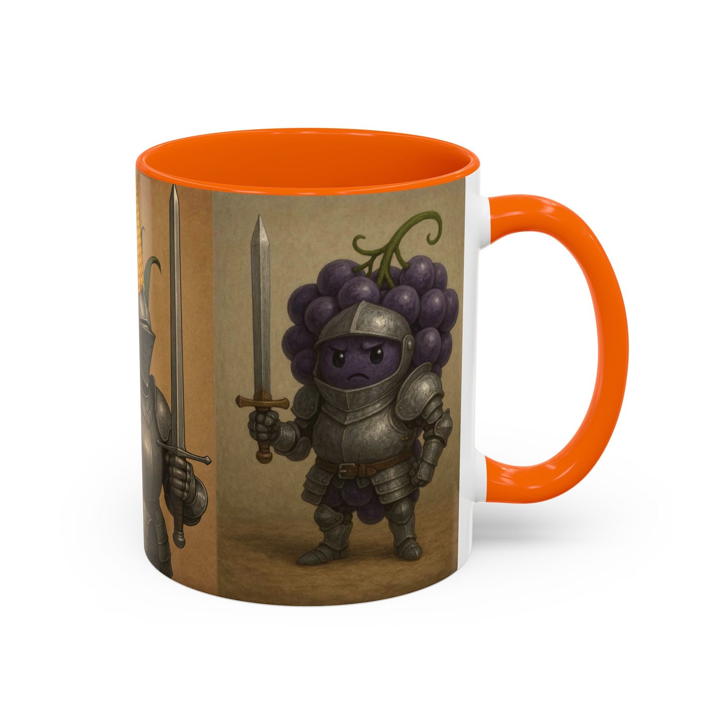 Fruit and Veggie Knights  Accent Coffee Mug (11, 15oz)