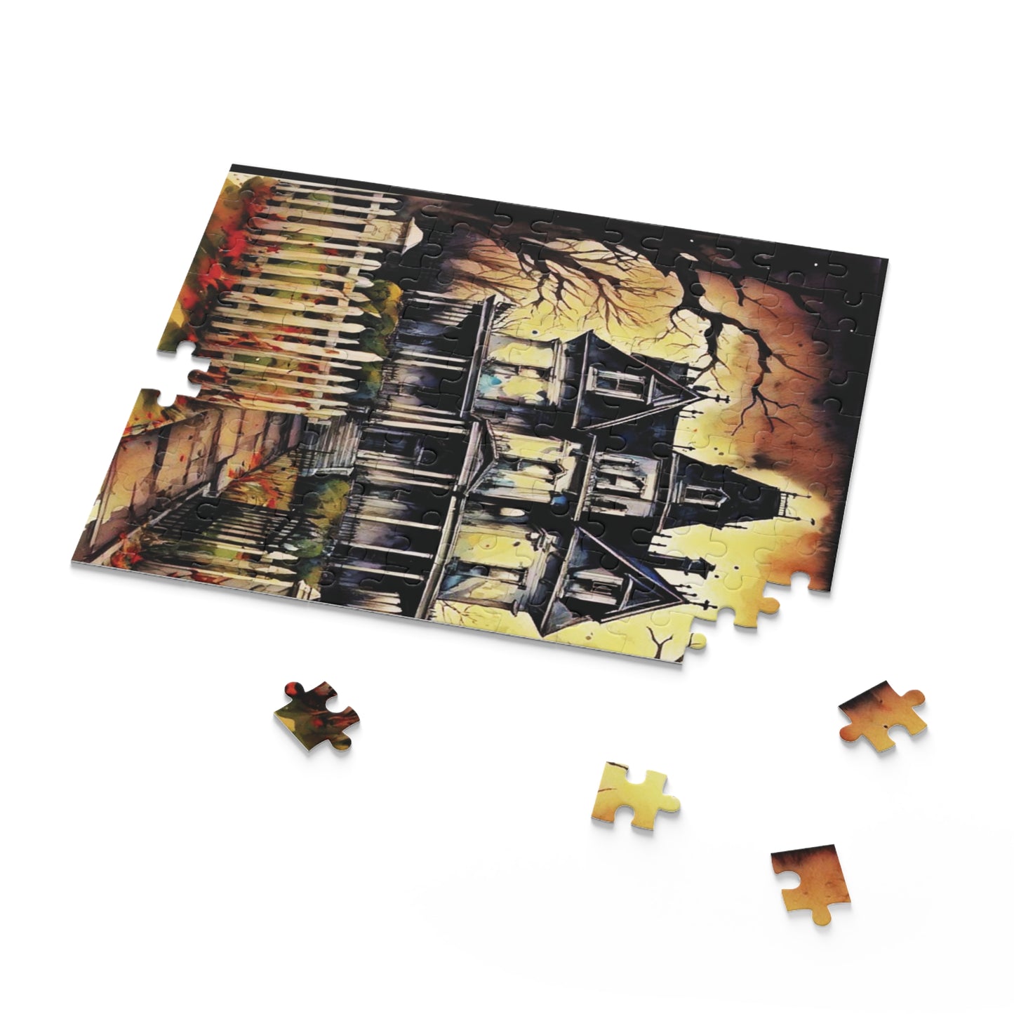 Haunted house puzzle (120, 252, 500-Piece)