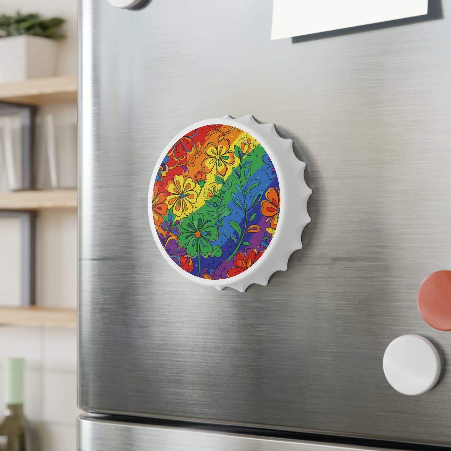 Beautful Flowers Bottle Opener